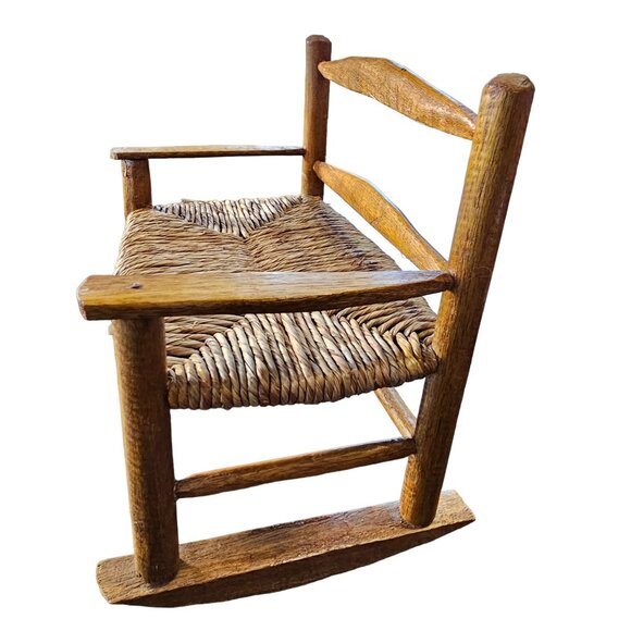 Doll House Miniature Furniture table rocking couch and Chair collectible - Picture 5 of 16